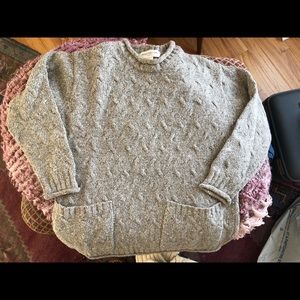 Traditional Irish sweater. Large